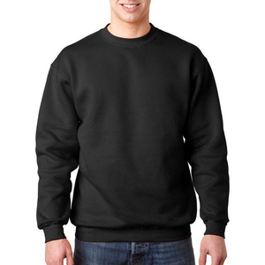 Sudadera de Cuello Redondo Gris para Hombre, Color Sólido, Informal, de Punto, de Algodón, Corte Regular, para Otoño - Product Image 6