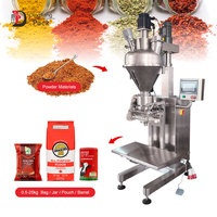 Remplisseuse semi-automatique à vis sans fin pour poudres 0,1-10 kg, avec récupération de poussière GMP et stockage en tube plastique, pour formules de café, lait en poudre, glucose