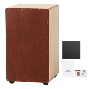 Tamburo Acustico Professionale, Grande Cajon in Legno di Betulla, Strumento a Percussione, Tamburo Conga Professionale in Acero - Product Image 1