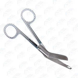 Ciseaux à tissu et à pansements de qualité supérieure pour usage chirurgical, instruments médicaux durables, ciseaux de coupe en acier inoxydable de haute qualité 235 mm - Product Image 6