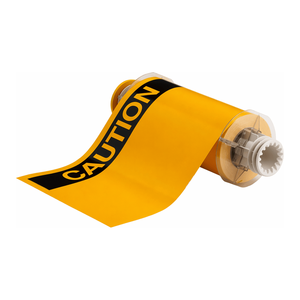 Etiquetas Autoadhesivas de Vinilo Brady de 7 x 10 Pulgadas con Símbolo de CAUTELA OSHA para Señalización de Seguridad BBP85 - Product Image 2