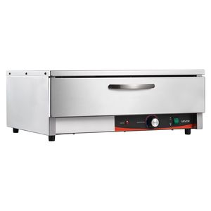 Scaldavivande Elettrico Commerciale a Cassetto Singolo in Acciaio Inossidabile 85°F, Compatto e Indipendente, Attrezzatura per Mantenimento Calore - Product Image 1