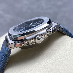 Reloj de Pulsera Automático para Hombre PP5980, Diseño Mecánico Elegante, Personalidad Única, Correa de Mezclilla, Cronógrafo - Product Image 4