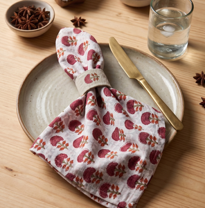 Nappe carrée moderne imprimée à la main en gros pour la maison, la cuisine, la salle à manger et l'extérieur, idéale pour les mariages et les fêtes - Product Image 3