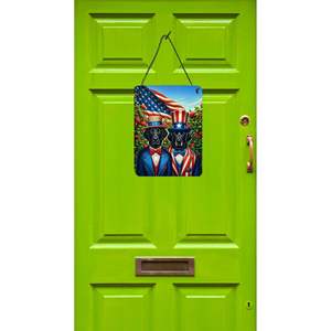 All American Flat-Coated Retriever Wall <b>Door</b> Hanging Prints Aluminum Metal Sign for Kitchen Home <b>Decor</b> <b>Front</b> <b>Door</b> Plaque 12x16 - Product Image 2