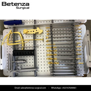 Conjunto de instrumentos para reconstrucción de rodilla por artroscopia ACL/PCL para procedimientos quirúrgicos óseos de la articulación de la cadera - Product Image 3