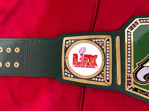 Cinturón de Campeonato LIX de los Philadelphia Eagles, Talla Adulto, Modelo Legacy, Hecho de Aleación de Zinc Premium de 2mm/4mm, Cintura Alta - Product Image 3