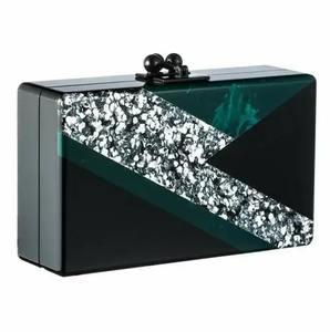 Bolso de mano de resina acrílica para mujer, bolso de fiesta de lujo, bolso de boda transparente de diseñador - Product Image 6