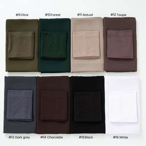 SIDDIQUI HOSINEX – Nouveaux hijabs, foulards et châles traditionnels musulmans pour femmes en coton et mousseline, motif uni, séchage rapide, longueur longue - Product Image 5