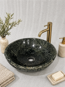 Handmade Luxury Oval Natural Agate Stone Bathroom Sink Vessel Wash <b>Basin</b> 36cm Crysta - Product Image 5