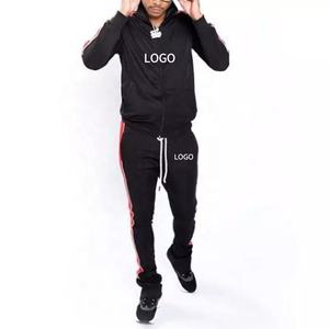 Chándal deportivo de alta calidad para hombre, conjuntos de 2 piezas a la última moda, trajes para el sudor a granel, logotipo personalizado - Product Image 4