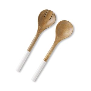Multi-Use Wood Food Serving Servers Handle Fruit Washer Quick Dry Vegetable Lettuce Dryer <b>Salad</b> <b>Tools</b> Spinner - Product Image 1