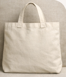 กระเป๋าผ้าแคนวาสพิมพ์ลายโลโก้ส่วนตัว COTTON FIELD กระเป๋าผ้าฝ้ายรีไซเคิลสำหรับผู้หญิงพร้อมลายปัก - Product Image 6