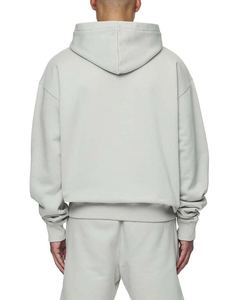 Conjunto Deportivo Informal Unisex para Hombre, Sudadera con Capucha y Pantalones Cortos, Estilo Urbano, Logotipo Personalizado, Algodón y Felpa, Transpirable, Ropa Deportiva para Otoño, Gimnasio - Product Image 5