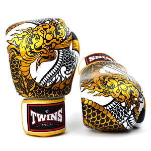 Customized Manufacturer Twins Sparring Boxing Gloves Adjustable Hook Loop Screen Printed Kickboxing Training Adults <b>Strap</b> Gloves - Product Image 1