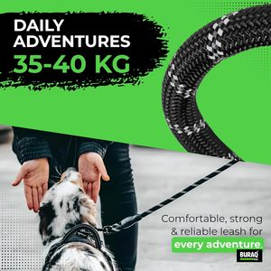 Padded Braided <b>Dog</b> <b>Leash</b> OEM ODM Custom Logo Comfortable Braided Pet <b>Leash</b> Direct Manufacturer - Product Image 4