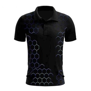 เสื้อโปโลผู้ชายฤดูร้อนปี 2026 เสื้อยืดโปโลพิมพ์ลายแบบซับลิเมชั่น เสื้อโปโลผ้าฝ้ายสำหรับตีกอล์ฟ ระบายอากาศได้ดี เสื้อลำลองผู้ชาย - Product Image 4
