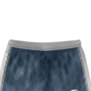 Shorts de lacrosse unisexe gris et blanc en polyester léger, uniforme sportif, vêtements d'entraînement pour équipe - Product Image 3