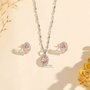 Conjunto de Joyas de Diamantes de Corte Redondo, Diseño Especial para la Temporada de Bodas, Regalo de Lujo Puro para Mujer, Diamantes Cultivados en Laboratorio con Claridad VVS-VS, Certificación IGI - Product Image 2