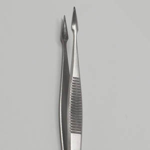 Puntas finas para extraer astillas y objetos extraños 12,5 cm de longitud Hunter Splinter Forceps Acero inoxidable de precisión - Product Image 5