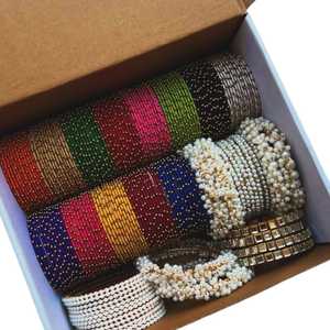 Accesorios de Moda, Encantadores Brazaletes de Vidrio Hechos a Mano para Mujer, Colores y Tamaños Personalizables, Regalo para Boda, Aniversario, Cumpleaños - Product Image 1