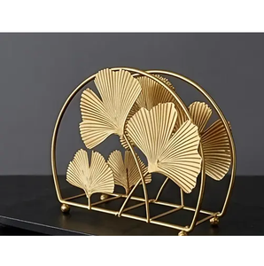 Porta pañuelos y servilletas triangular de latón Royal Crafts 15x5x13 cm, soporte de latón independiente, ¡gran oferta! - Product Image 3