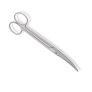 กรรไกรตัดเยื่อและเย็บแผลสแตนเลสแบบแมนนวล 170 มม. 03-041-170 ชุดเครื่องมือผ่าตัดสำหรับการตัดเนื้อเยื่อและการเย็บแผลอย่างแม่นยำ - Product Image 4