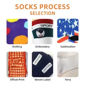 Chaussettes de sport unisexes en coton de haute qualité, chaussettes athlétiques à coussinets, chaussettes unies blanches, noires, grises, logo personnalisé fabriqué par TRIOTAKE INDUSTRY - Product Image 4