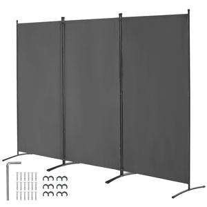 Paravento Pieghevole a 3 Pannelli per la Privacy # # # #   Design Semplice # # # #   Portatile # # # #   Divisorio per Stanza Autoportante - Product Image 1