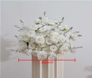 Décoration de table de mariage en soie moderne et romantique de haute qualité, boule de fleurs artificielles, diamètre 60 cm, professionnelle | - Product Image 3
