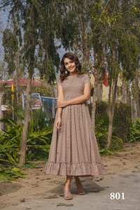 Magnifique Kurta indienne pakistanaise pour mariage d'hiver, en tissu rayonne, imprimé numérique, style Bollywood, pour fêtes et occasions décontractées - Product Image 3