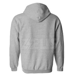 Sweat-shirts à fermeture éclair durables pour hommes en tissu mélangé de coton pour un confort quotidien en extérieur - Product Image 3