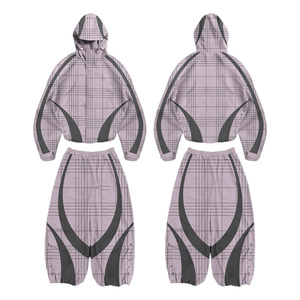 Factory Price Custom Windbreaker <b>Sets</b> Polyester Windbreaker Custom Tracksuit Embroidered Logo Private Label - Product Image 1
