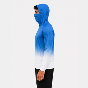 Sweat à capuche de pêche personnalisé pour l'extérieur, manches longues, sublimation, UPF 50+, séchage rapide, polyester, vêtements de pêche - Product Image 4
