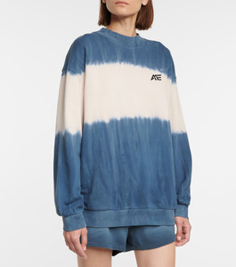 Sweat-shirt à col rond tie-dye pour femme, coupe décontractée, en molleton bouclette, vêtements de détente, sweats à capuche pour femme, vente en gros - Product Image 1