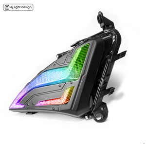 ไฟท้ายมอเตอร์ไซค์ LED สีแดง AJ LIGHT DESIGN รุ่น AJ6-BTL สำหรับ Yamaha Cygnus X, ตัวเรือนสีดำ, ขายส่งสำหรับการดัดแปลง/อัพเกรด - Product Image 1