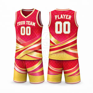 Meilleures ventes : Ensemble d'uniformes de basketball pour hommes, personnalisés, de haute qualité, confortables, respirants, grande taille, séchage rapide - Product Image 2