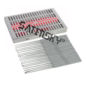 Herramientas para tallar cera, herramientas para tallar cera de joyería, herramientas para esculpir arcilla metálica, juego de 5 herramientas de acero inoxidable para cirugía dental y médica - Product Image 2