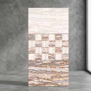 Carreaux muraux en céramique émaillée effet marbre brillant de qualité supérieure pour salle de bain commerciale 200x300mm Marque Vistaar - Product Image 3