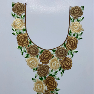 Designer Embroidery Sew-On Neck Anarkali Kurti Long Ethnic Gown Style Dress with <b>Tissue</b> Fabric Sequins for <b>Weddings</b> Festivals - Product Image 1