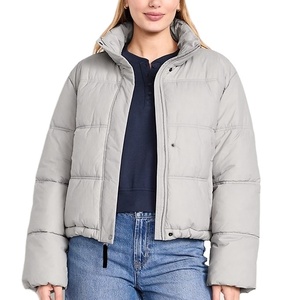 Women's Down Puffer Padded <b>Jackets</b> Bubble Cropped Women's <b>Jacket</b> Puffer Winter Coats For Women Knitted Bomber <b>Jackets</b> - Product Image 1