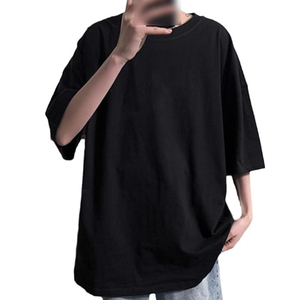 Camiseta de Hombre de Alta Calidad, 100% Algodón, Color Sólido, Personalizable, Tejido de Punto Transpirable, Tallas Grandes Disponibles a Bajo Precio - Product Image 3