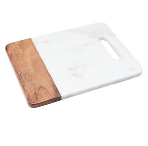 Planche à découper en marbre et bois pour la cuisine : l'accessoire indispensable pour le poisson et le fromage – un look fabuleux - Product Image 1
