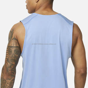 Wholesale Rib Sleeveless 100% Cotton <b>Singlet</b> <b>Mens</b> Blank Solid Vest <b>Men</b> Fitness Tank Top Workout Gym Shirt Digital Printing - Product Image 5