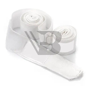 Bandages de boxe en coton respirant avec logo personnalisé, bandages de poignet MMA pour l'entraînement, le kickboxing et la protection en arts martiaux - Product Image 4