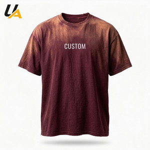 Camiseta Unisex de Manga Corta con Cuello Redondo, 180 g/m², Tejido de Punto 100% Algodón, Lavado Ácido, Transpirable, de Secado Rápido, Estilo Urbano, con Logotipo Personalizado - Product Image 4