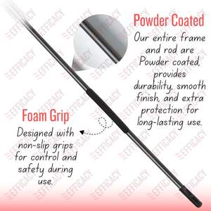 ACN-MS-SQ-Fix Épuisettes de pêche télescopiques pliables pour hommes, femmes, enfants, avec poignée, pour la pêche en eau douce, pour la sécurité routière et l'extérieur - Product Image 3