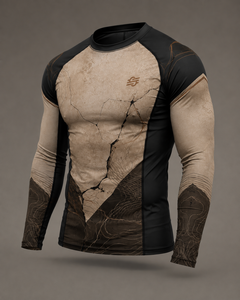 เสื้อรัดรูปแขนยาวแบบยูนิเซ็กซ์ พิมพ์ลายด้วยเทคนิค Heat-Transfer สำหรับ MMA BJJ ระบายอากาศได้ดี แห้งเร็ว ซับเหงื่อ ยืดได้สี่ทิศทาง - Product Image 4