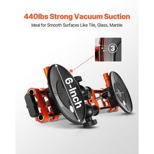 Set di 2 Livellatori per Giunzioni Senza Soluzione di Continuità per Granito con Ventose da 6 Pollici e Sistema di Livellamento per Giunzioni - Product Image 2