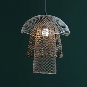 Nouvelle Suspension Artisanale en Métal E27 Feuille de Lotus pour Restaurant, Salon de Thé, Salon et Chambre à Coucher – Lustre Décoratif - Product Image 2